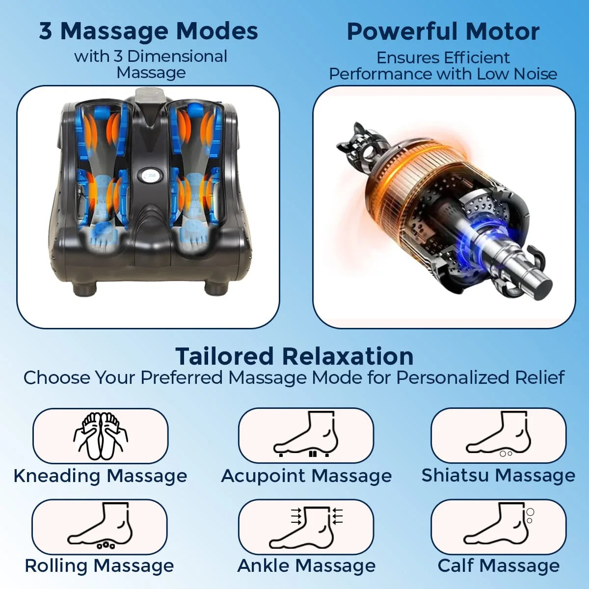 calf massager machine 3 massage model