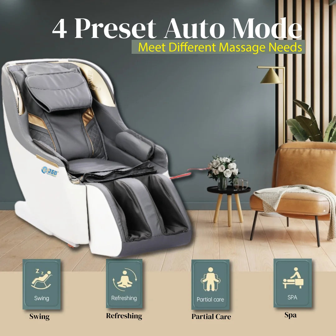 3D_Massage_Chair_For_Full_Body_At_Home with 4 Modes JSB MZ20 Grey