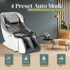 3D_Massage_Chair_For_Full_Body_At_Home with 4 Modes JSB MZ20 Grey