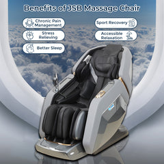 JSB MZ31 Premium 4D+ Massage Chair For Full Body - AI Body Scan - Robot Massage Hand