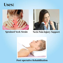 Cervical Pain Relief Products Combo : Cervical Pillow with Cervical Collar