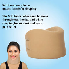 Cervical Pain Relief Products Combo : Cervical Pillow with Cervical Collar