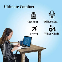 Spine Support Pillow Combo : Coccyx Pillow & Back Rest