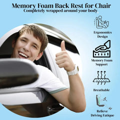 Spine Support Pillow Combo : Coccyx Pillow & Back Rest