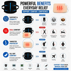 Benefits of Lumbar Support Belt and Heating Pad