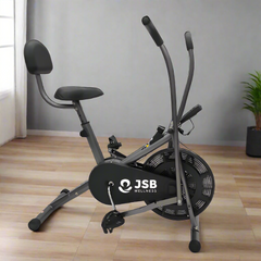 Exercise Cycle with Backrest Support