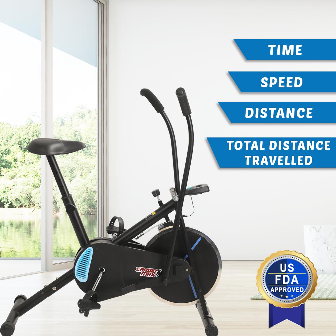 Fitness Bike for Home Gym Spin Bike JSB HF173 with Control Panel