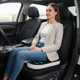 Coccyx Seat Cushion Support for Tailbone Sciatica Lower Back Pain Relief Contoured Orthopedic with Memory Foam for Chair Sitting Comfort JSB MF001