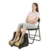 Leg Massage Machine for Foot, Ankle & Calf with Kneading, Soothing Warmth & Reflexology Rollers JSB HF04 Pro