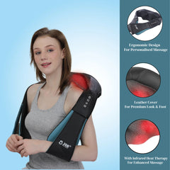 Neck Heating Pad Massager JSB HF71 with Heating Pad JSB H04 combo