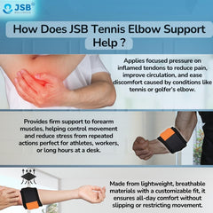 How Does Tennis Elbow Support Brace Help Golfers JSB BS65