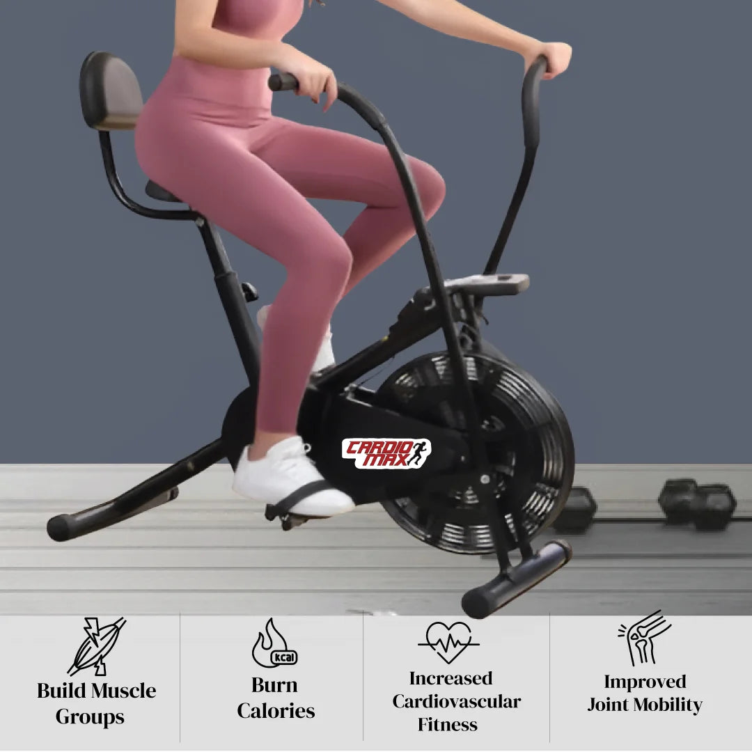 Exercise Cycle with Backrest JSB HF175B how to use