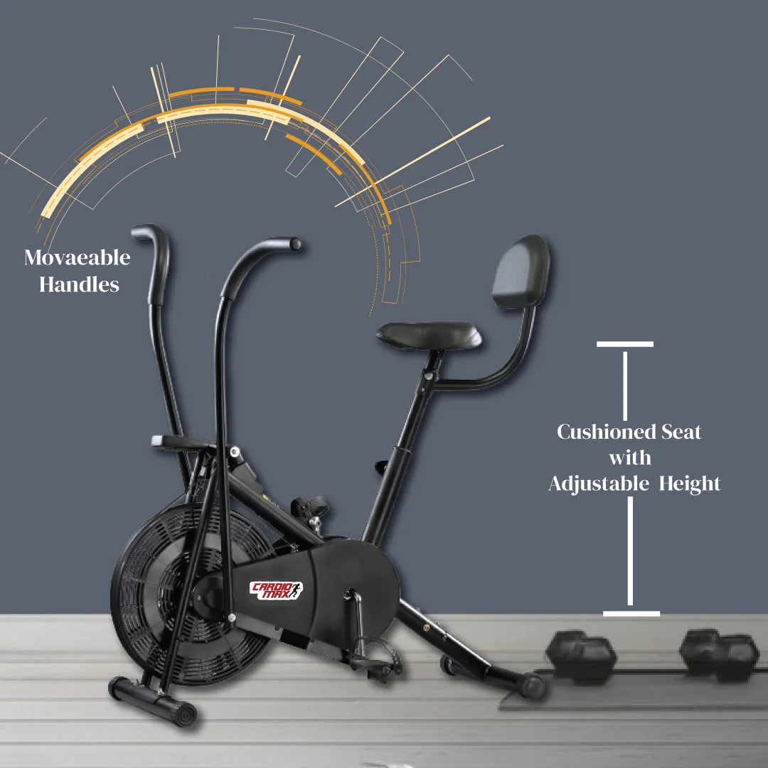 Exercise Cycle with Backrest JSB HF175B orbitrac handles