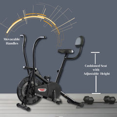 Exercise Cycle with Backrest JSB HF175B orbitrac handles