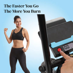Exercise Cycle with Twister and Backrest Support for Home Gym for Active Fitness