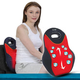 Back Massager Machine for Car Seat & Office Chair Wireless Rechargeable with Kneading, Tapping & Heat Massage JSB HF74