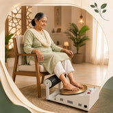 JSB Kansa Thali Foot Scrubber Massager Machine Bronze Detox Massager with Automatic Motor for Deep Cleansing & Relaxation