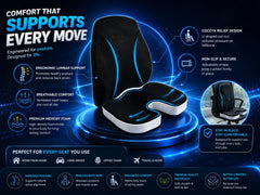 Spine Support Pillow Combo : Coccyx Pillow & Back Rest