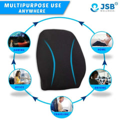 Spine Support Pillow Combo : Coccyx Pillow & Back Rest