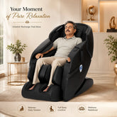 Massage Chair Machine for Home Full Body - 3D Zero Gravity Recliner - Intelligent 3D Calf Feature - Kneading & Tapping Back Roller Air Bag Massage JSB MZ08