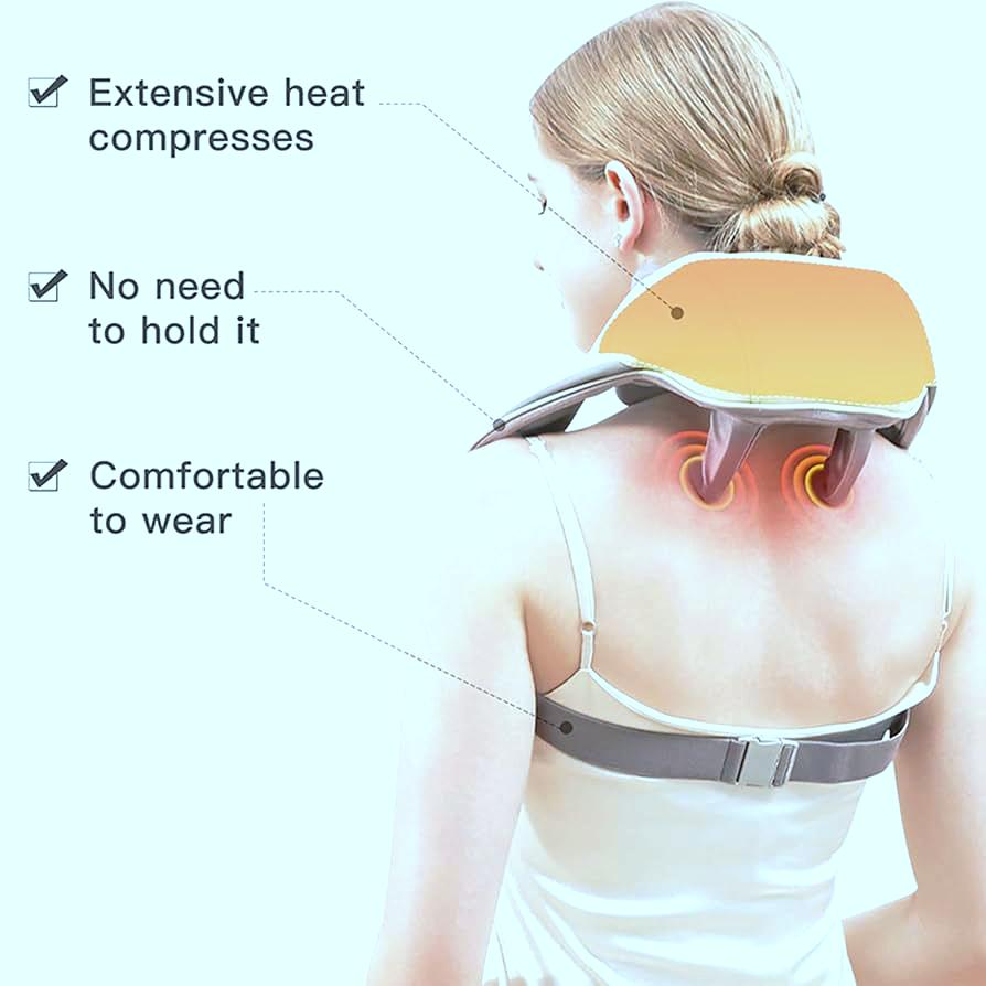 Shoulder Massager 3D with Heat Shiatsu Massage JSB HF144