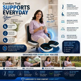 Spine Support Pillow Combo : Coccyx Pillow & Back Rest