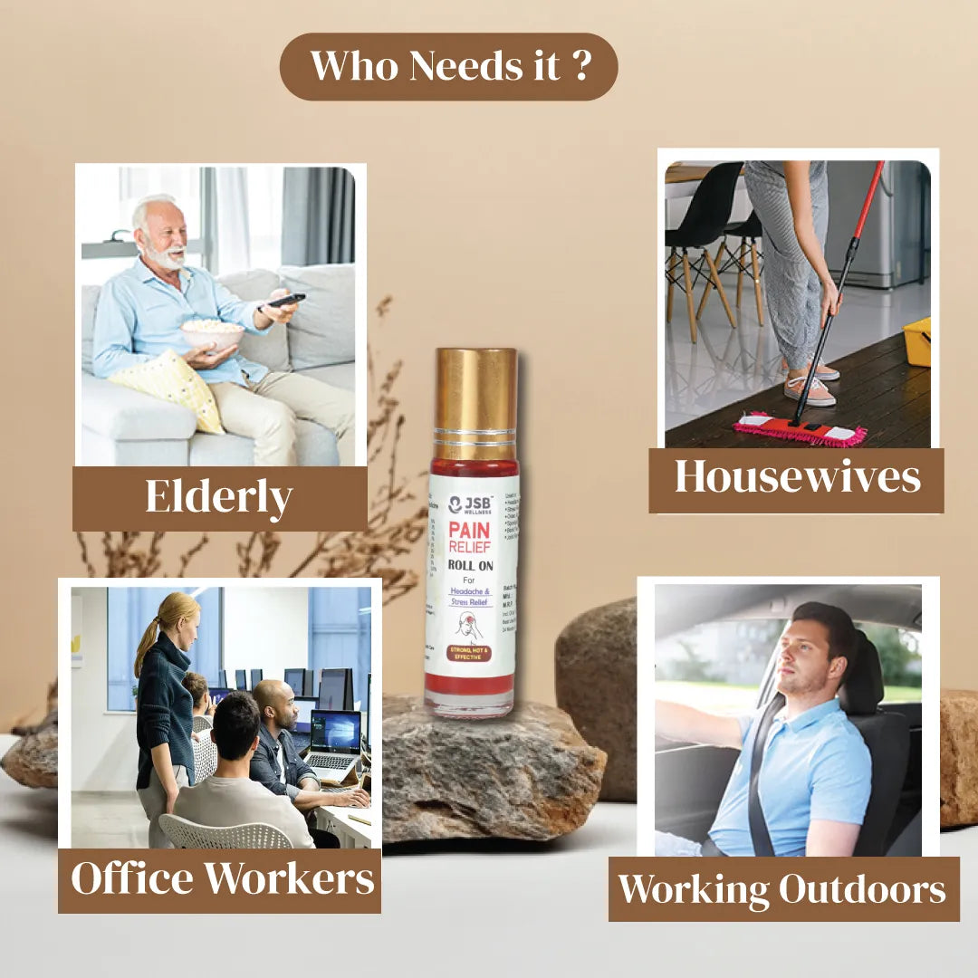 Stress Pain Relief Oil Roll Suitable for all Age Groups
