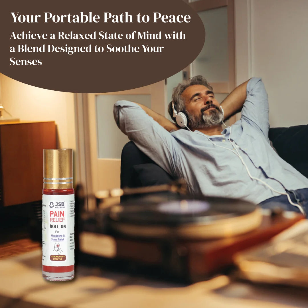 Stress Pain Relief Oil Roll for Relaxation