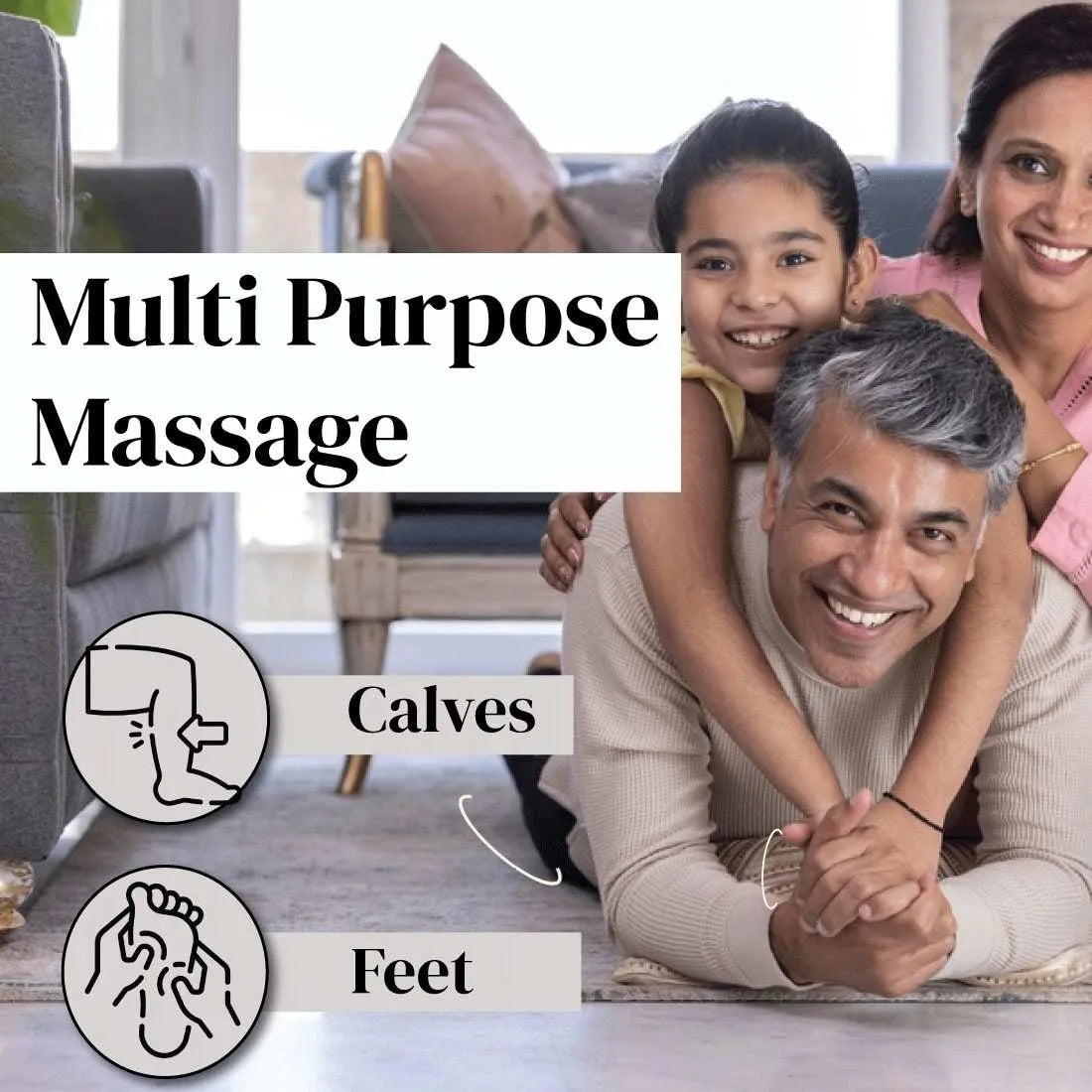 Air compression leg massager machine wireless for foot and calves