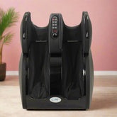 Shiatsu Leg Massager with Airbag Massage, Foot Roller, Heating, Thigh & Knee Massage JSB HF60 (Black)