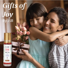 JSB Stress Pain Relief Oil Roll On for Instant Relief from Stress, Anxiety, Tension | 100% Essential Oil Formula | Stress Buster | Relaxing