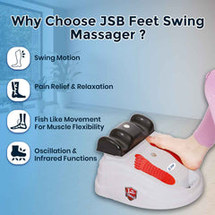 Why choose JSB HF91 Blood Circulation Machine Foot Massager for therapy at home