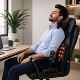 Neck and Back Massager with Shiatsu 3D Neck Massage, Heat with Remote Control for Back Pain Relief JSB HF154