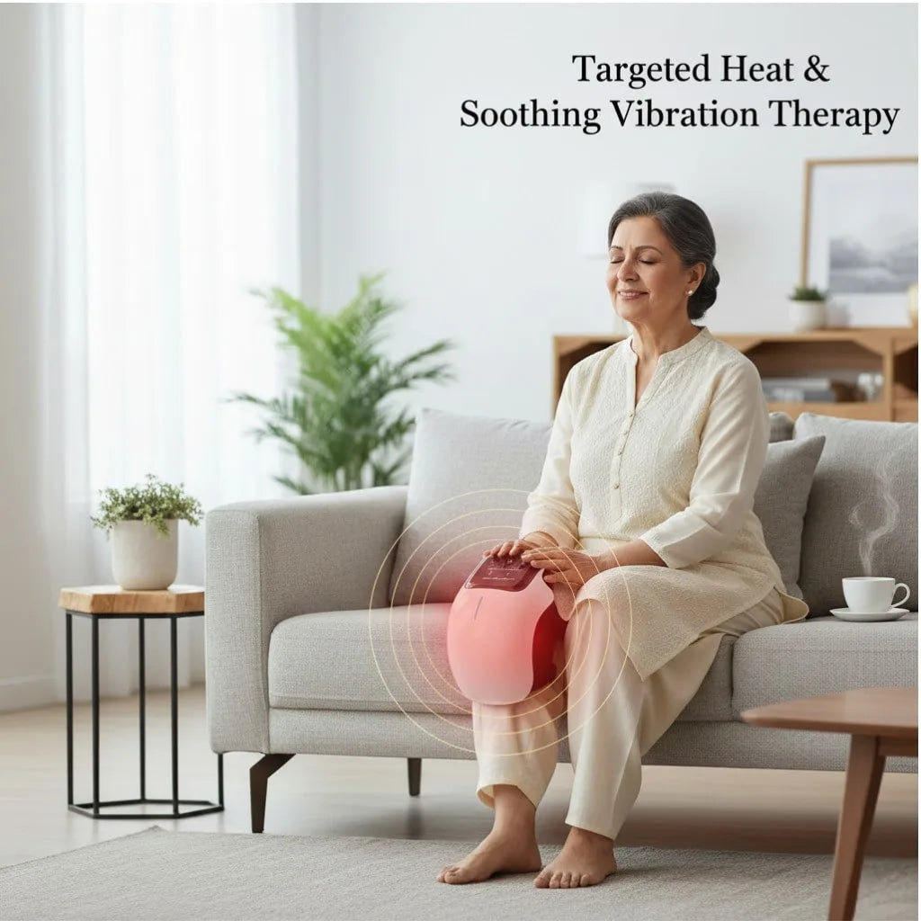 Vibration knee therapy massager