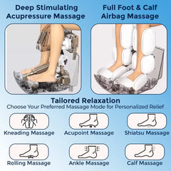 massager for leg with airbag massage, foot roller, heating, thigh & knee massage jsb hf60