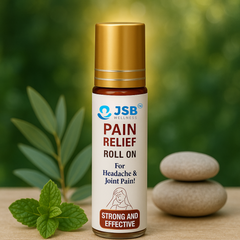 JSB Stress Pain Relief Oil Roll On for Instant Relief from Stress, Anxiety, Tension | 100% Essential Oil Formula | Stress Buster | Relaxing