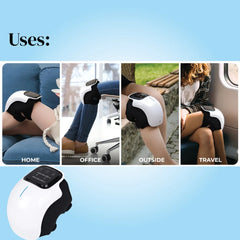 User of knee massager machine