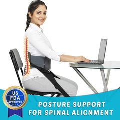 Back Pain Relief Belt JSB BS08 for Lumbar Exercise and Posture Correction (XL) - JSB Healthcare