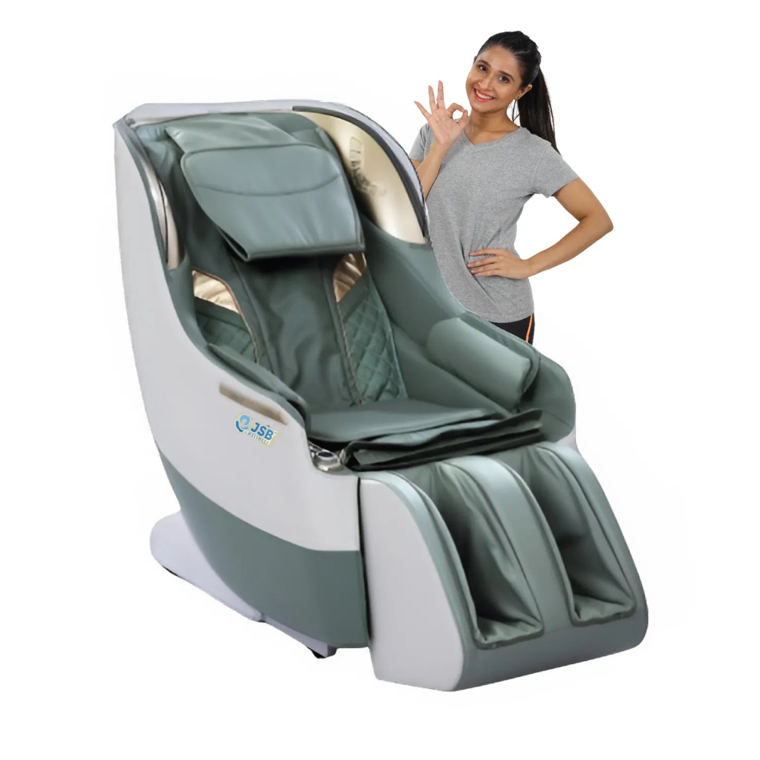 3D Massage Chair For Full Body At Home Green