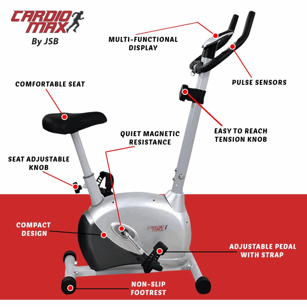 Exercise Cycle for Home Gym India Buy JSB HF73 Magnetic Bike