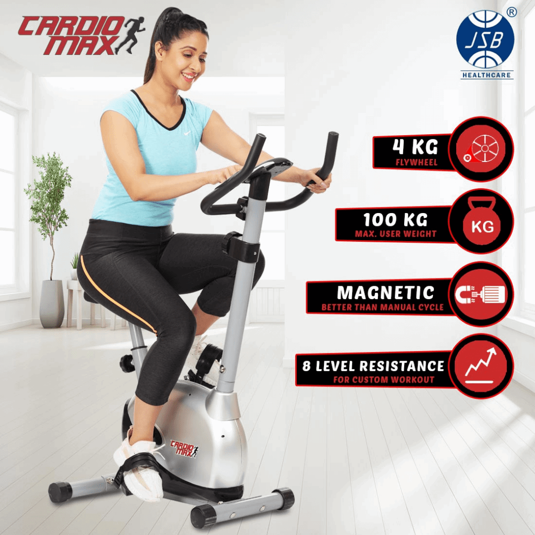 JSB HF73 Magnetic Exercise Cycle Home Gym (With Installation Assistance) - JSB Healthcare 