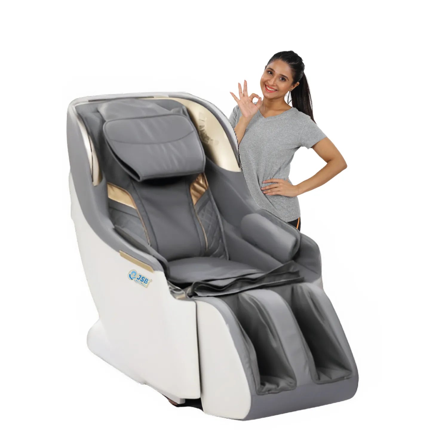 3D Massage Chair For Full Body At Home Grey