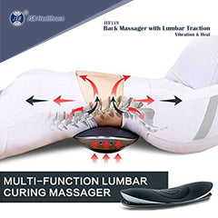 JSB HF118 Back Massager With Lumbar Traction, Vibration & Heat Massager