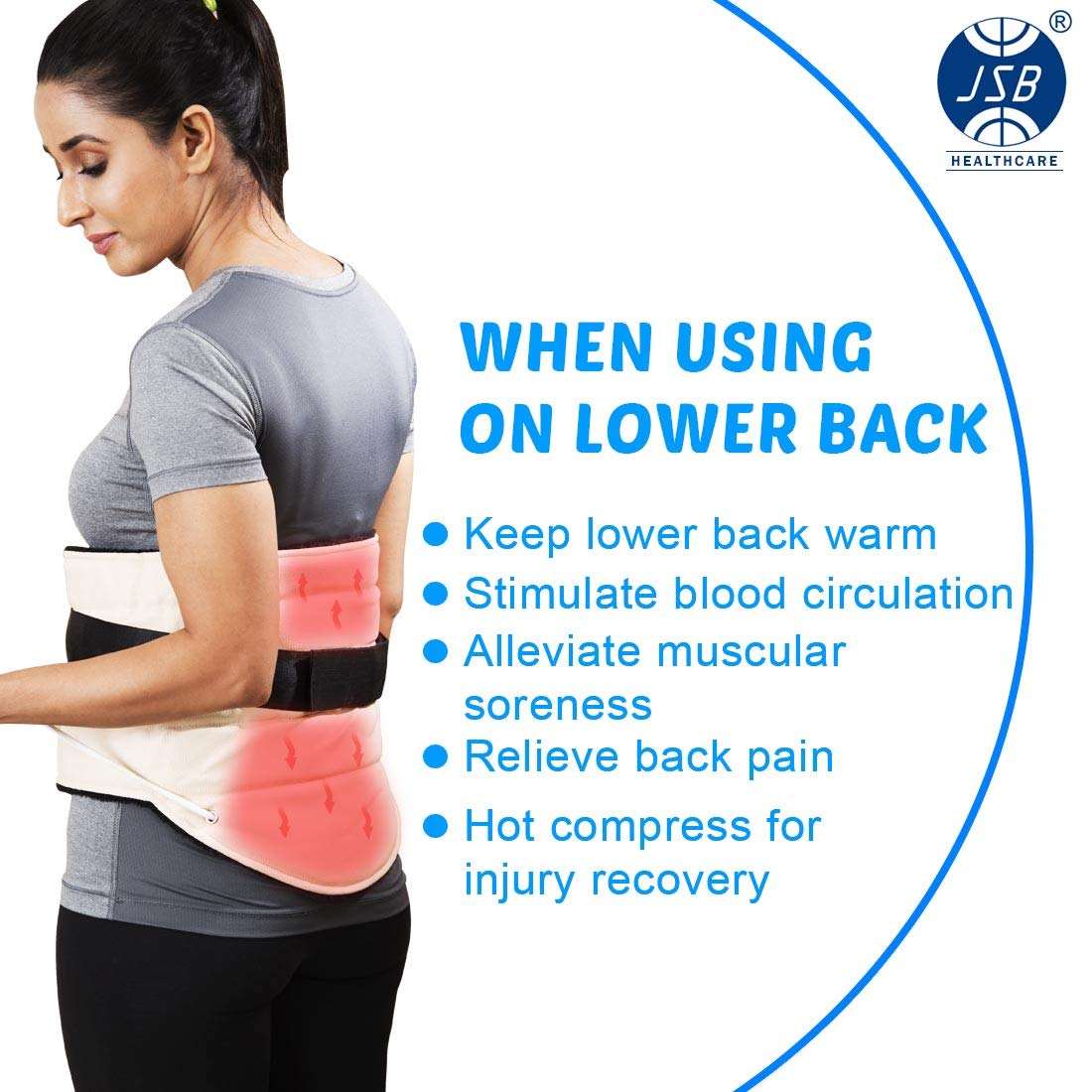heating belt for lumbar back pain