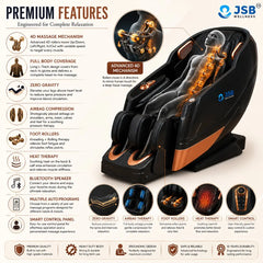 4D+ Massage Chair For Full Body Features