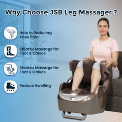 Shiatsu Leg Massager for Foot Calf Pain Relief JSB HF60