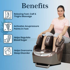 Shiatsu Leg Massager for Foot Calf Pain Relief JSB HF60