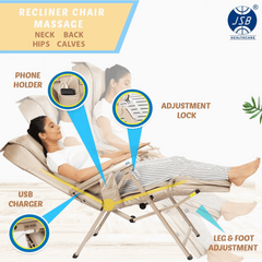 JSB HF170 recliner chair massager with Back, Neck, Hips Massage for Work From Home - JSB Healthcare 