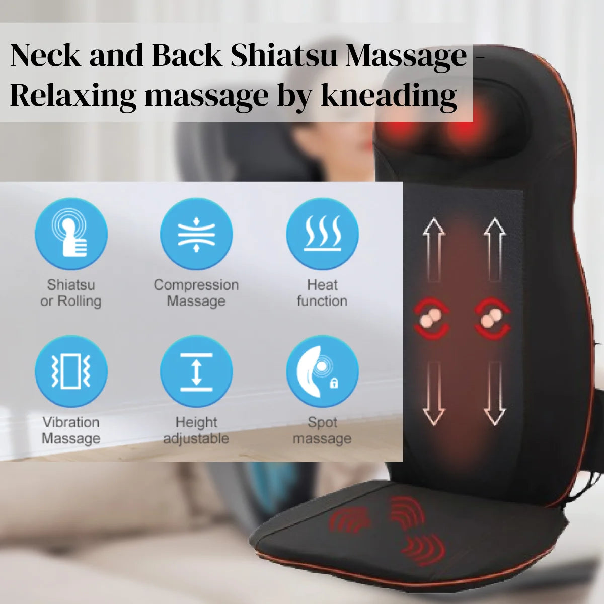 Back Massage Machine with Neck and Back Massage JSB HF23 