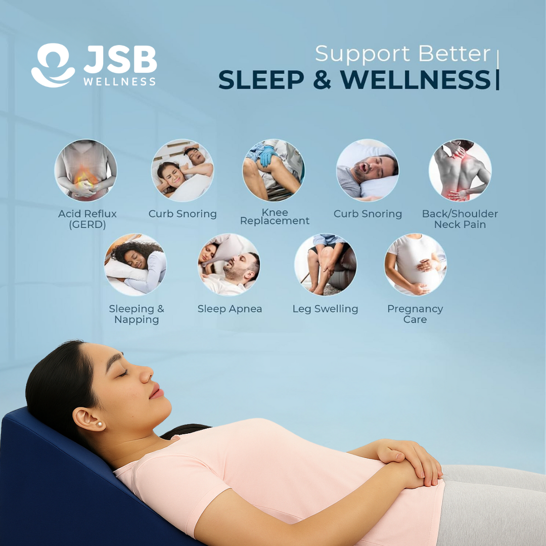 Benefits of Bed Wedge Pillow Back Cushion Support JSB BS34